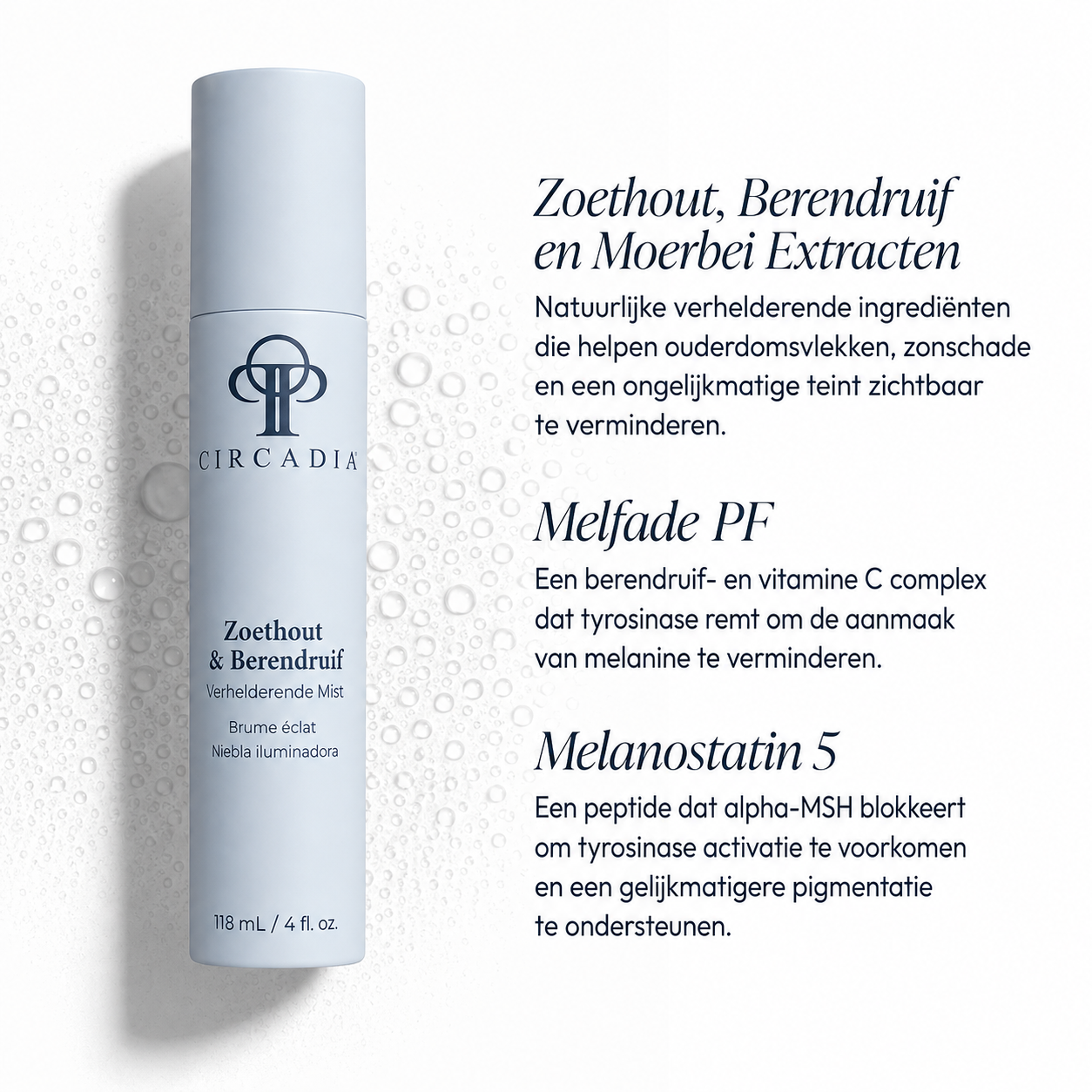 Circadia Licorice & Bearberry Brightening Mist 118 ml