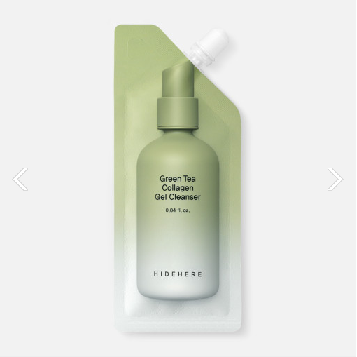 HIDEHERE Grüner Tee Kollagen Gel-Reiniger 25 ml
