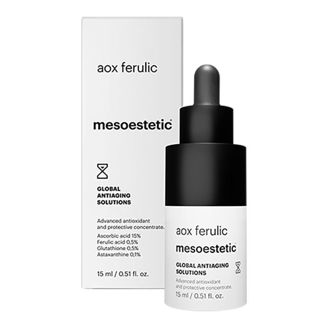 Mesoestetic AOX Ferulic Serum – Antioxidant Vitamine C Serum tegen Huidveroudering – Verstevigt en Verheldert – 15 ml