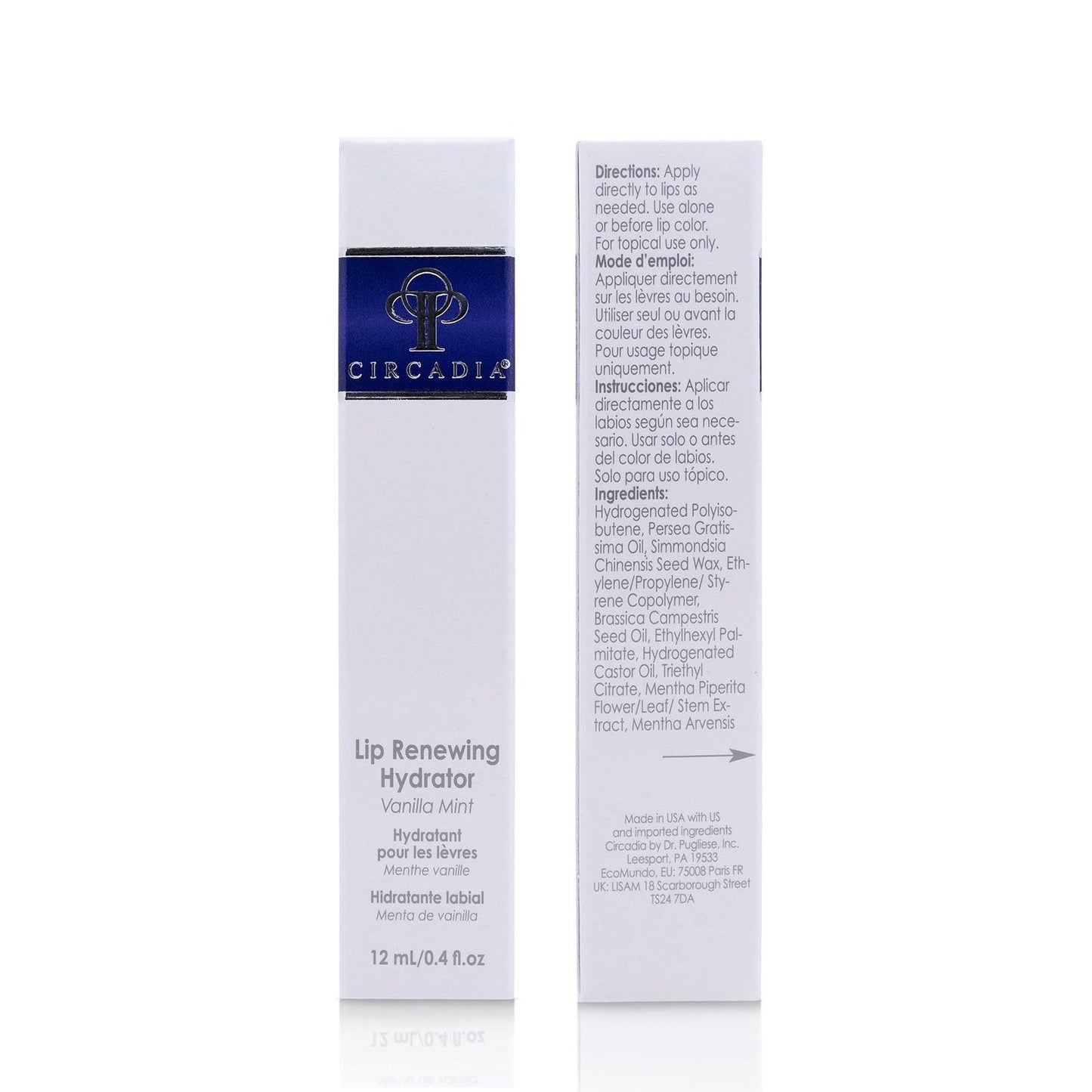 Circadia Lip Renewing Hydrator Vanilla Mint 12 ml