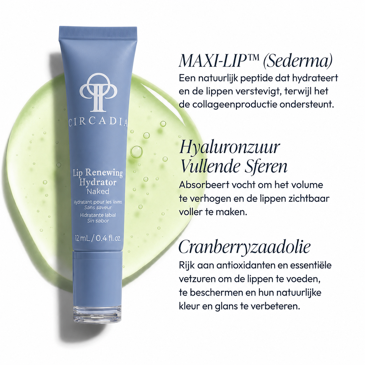 Circadia Lippenerneuernder Feuchtigkeitsspender Naked 12 ml