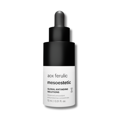 Mesoestetic AOX Ferulic Serum – Antioxidant Vitamin C Serum Against Skin Aging – Firms and Brightens – 15 ml