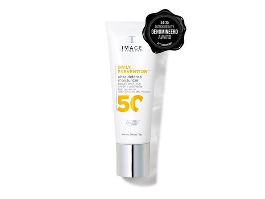 Image Skincare Dagcrème SPF 50 – Daily Prevention Ultra Defense Moisturizer – Hydraterende Gezichtscrème met Zonnebescherming – 73 g