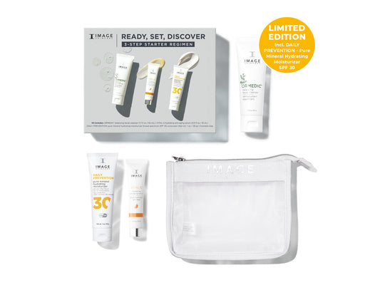 Image Skincare Ready, Set, Discover – Travel Size Starter Kit voor dagelijkse huidverzorging