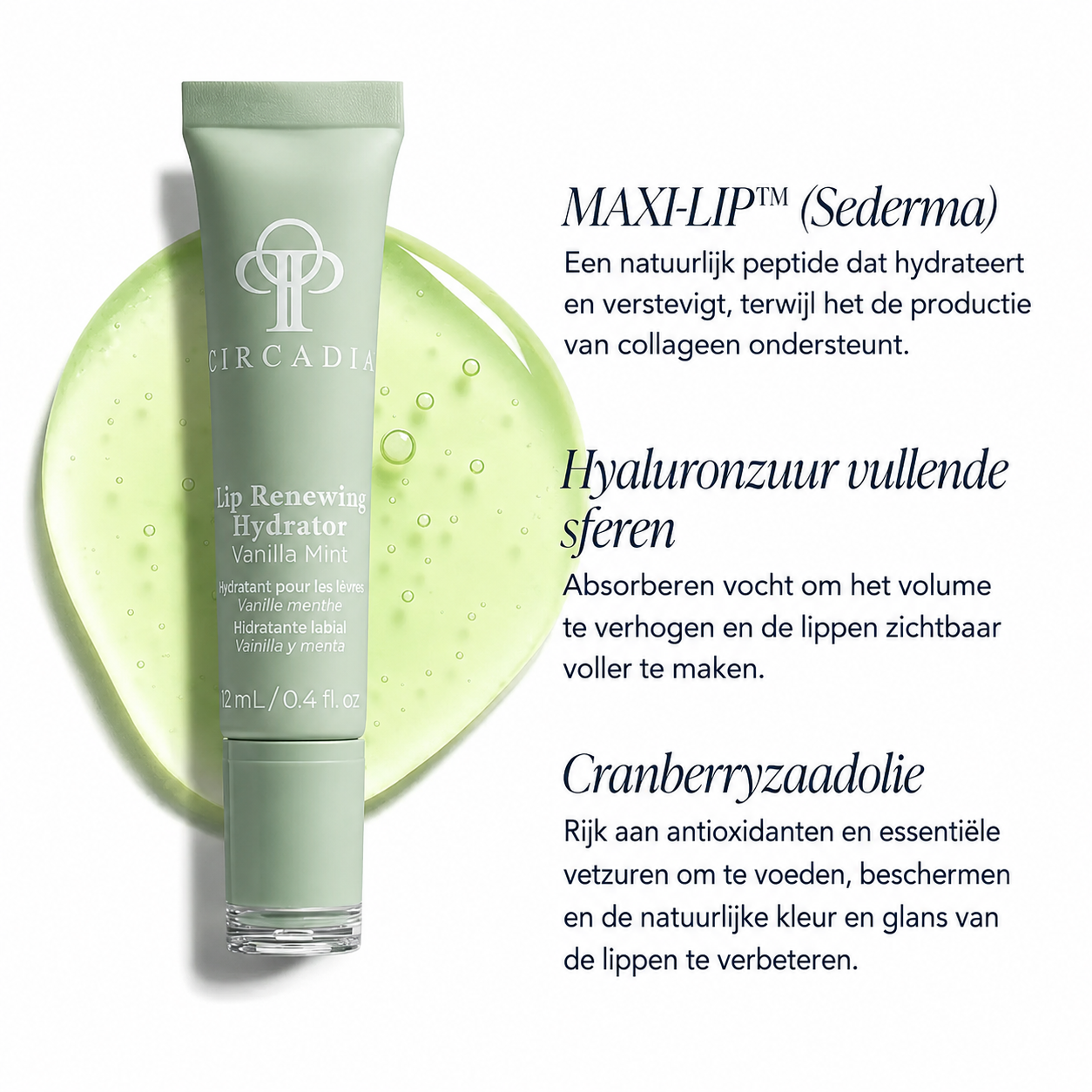 Circadia Lip Renewing Hydrator Vanille-Minze 12 ml