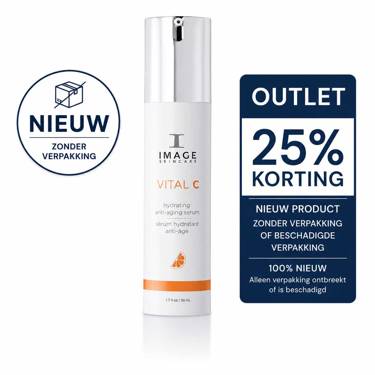 Image Skincare VITAL C Hydrating Anti-Aging Serum – Vitamin C Gesichtsserum – 50 ml – Feuchtigkeitsspendend &amp; Anti-Falten – Für trockene und empfindliche Haut