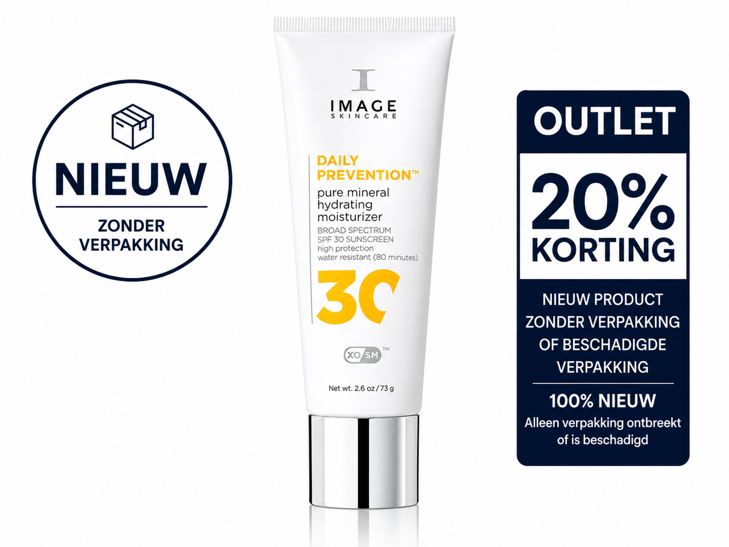 Image Skincare Daily PREVENTION Pure Mineral Hydrating Moisturizer SPF 30 ( Nieuw, zonder verpakking)