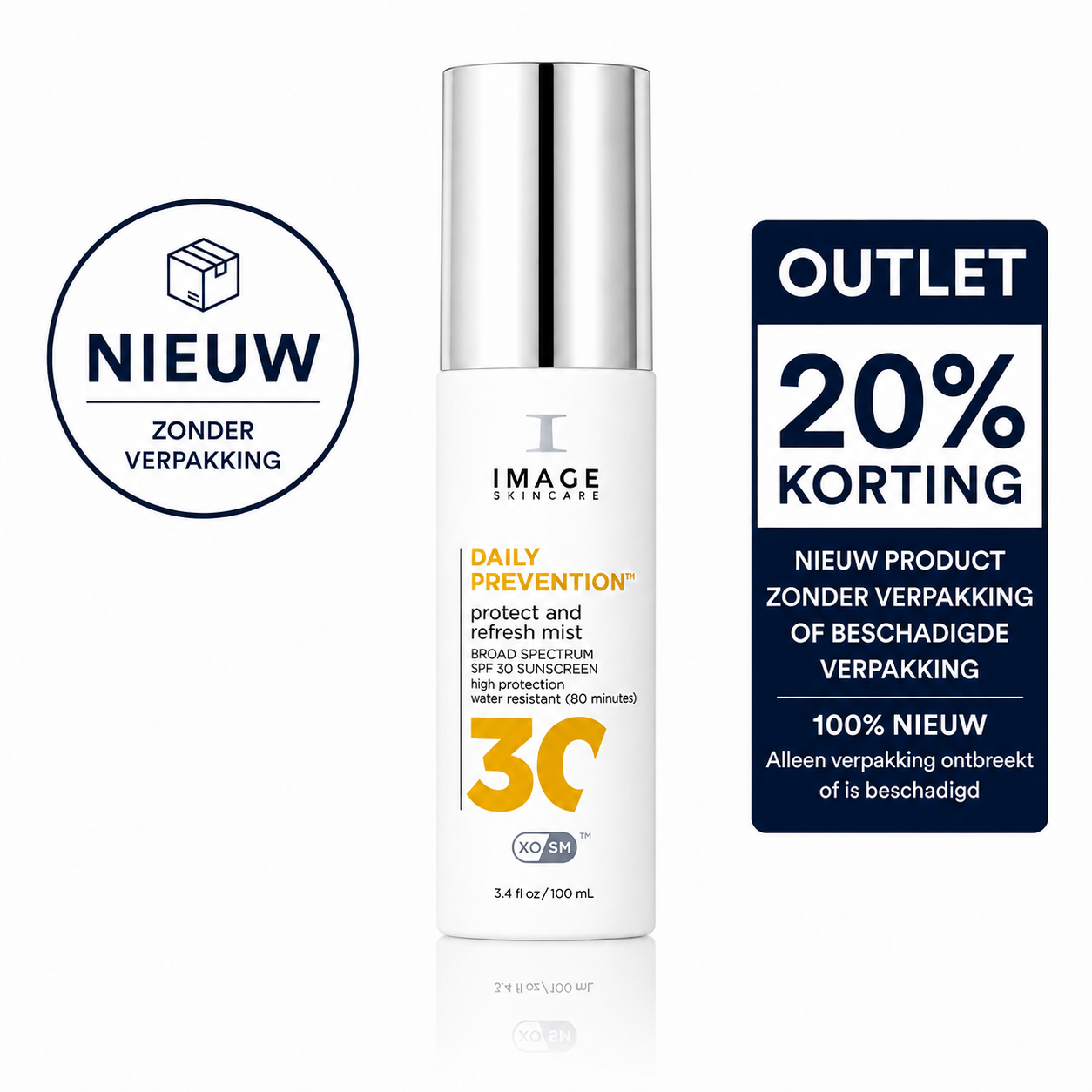 Image Skincare Daily Prevention Protect  and Refresh Mist SPF 30 (Nieuw, zonder verpakking)