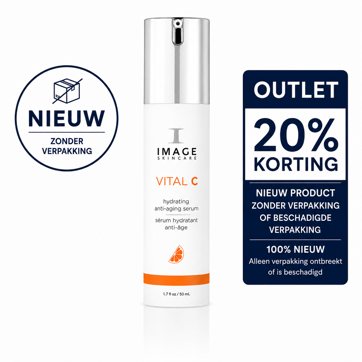 Image Skincare VITAL C Hydrating Anti-Aging Serum – Vitamin C Gesichtsserum – 50 ml – Feuchtigkeitsspendend &amp; Anti-Falten – Für trockene und empfindliche Haut